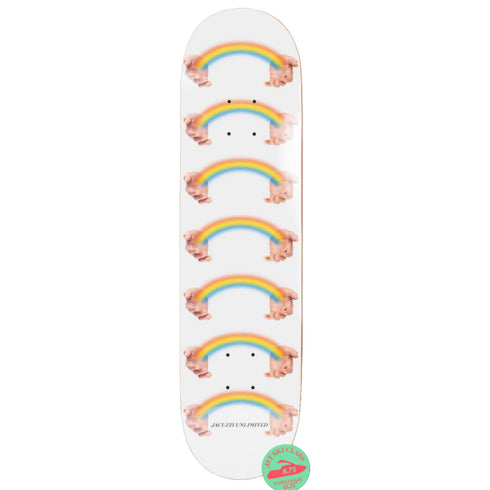 Jacuzzi Unlimited - Rainbow Hands White Deck (8.75")